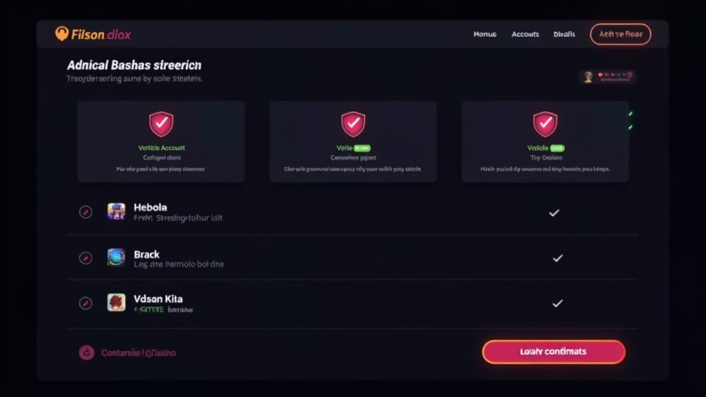 Sicherer Auszahlungsprozess mit Checkliste und bestätigtem Casino-Konto